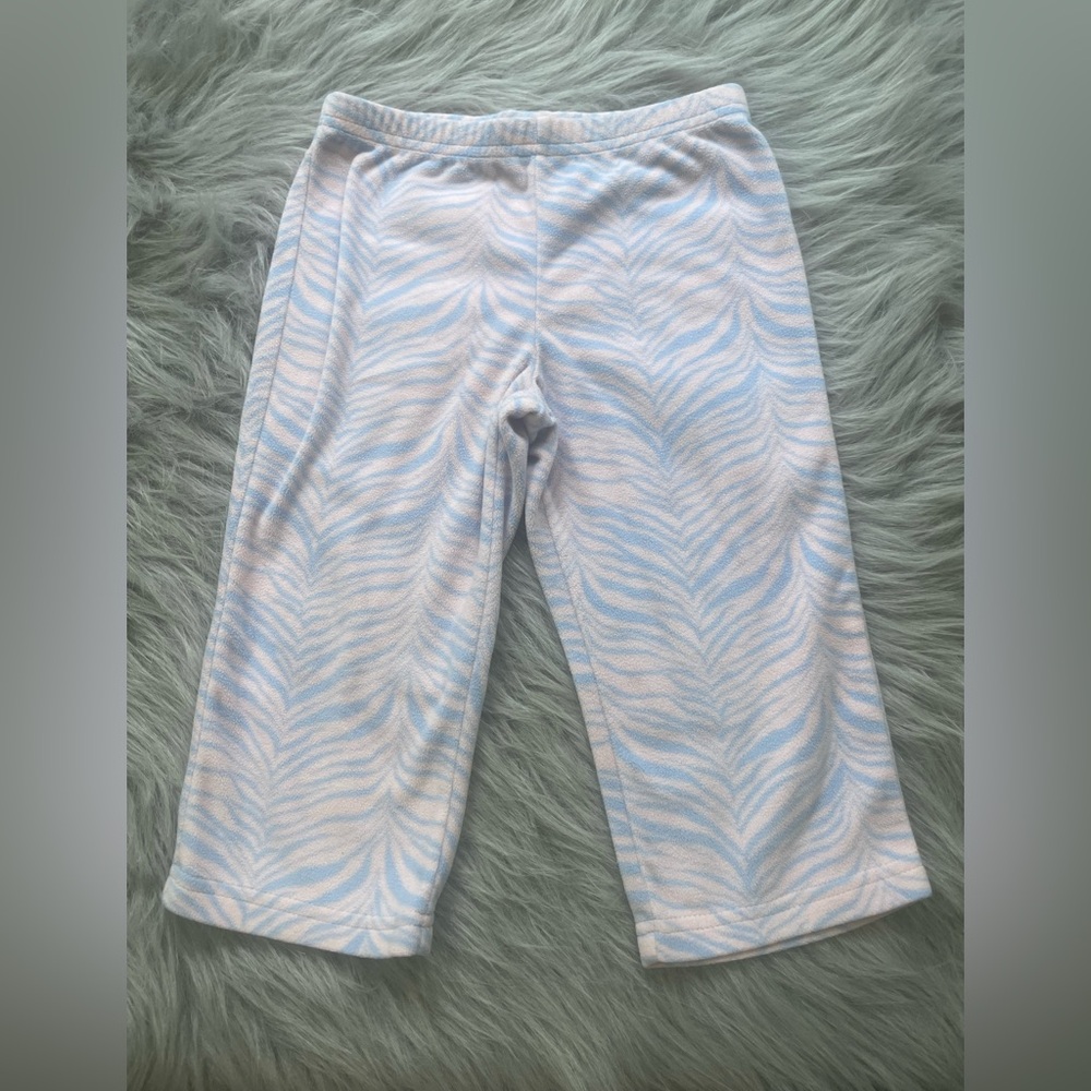 ☀️Cozy Blue and White Kids Pajama Pants